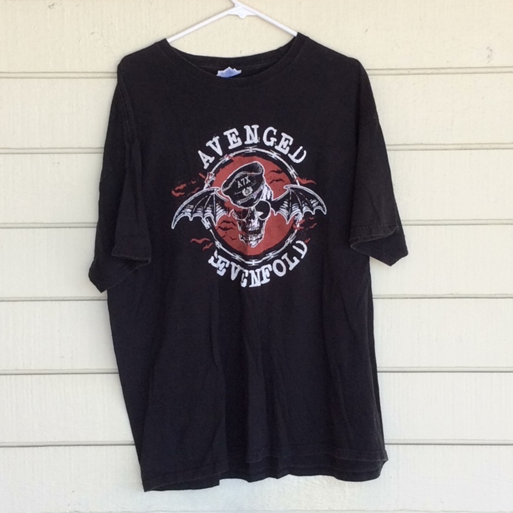 Men’s Vintage Avenged Sevenfold Band T Shirt 2XL